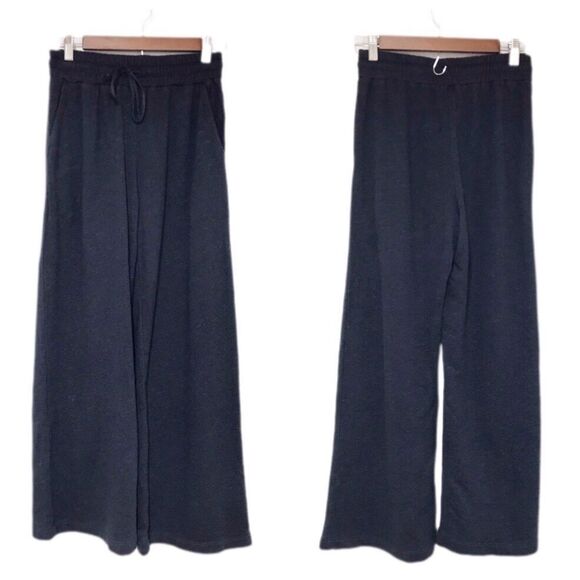 CALME Johnny Was Mihu Wide Leg Pant Dark Gray Elastic Waist Casual Size XS New - Picture 2 of 9